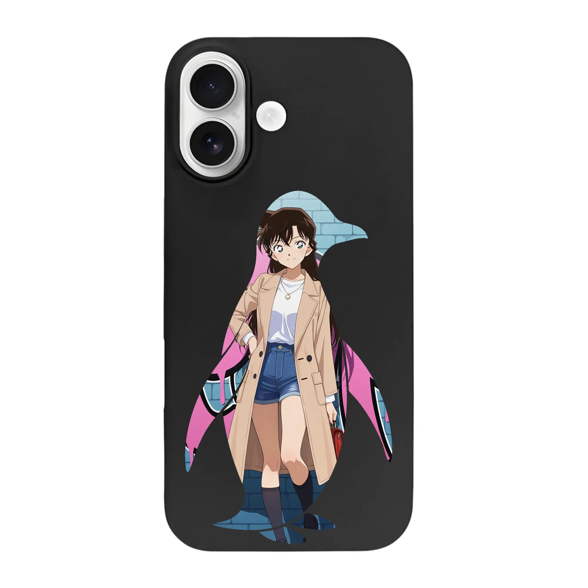 名探偵コナン グッズ 毛利 蘭 - iPhone 17 シリーズ シリコンケース 薄型 耐衝撃 指紋防止 ソフトタッチカバー 精密フィット 傷防止 保護ケース iPhone 17/17 Air/17 Pro/17 Pro Max 対応